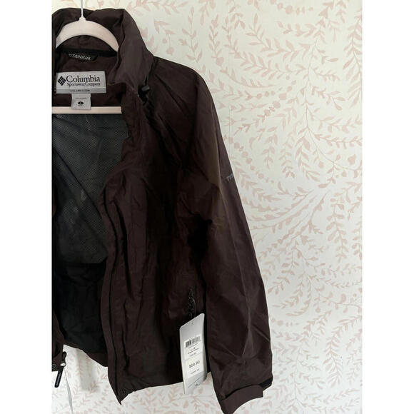 NWT Columbia Titanium Lightweight Brown Jacket - Picture 3 of 5